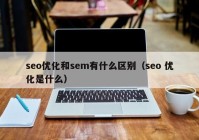 seo优化和sem有什么区别（seo 优化是什么）