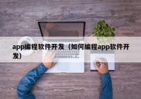 app编程软件开发（如何编程app软件开发）