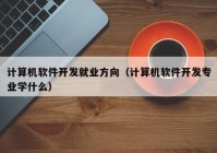 计算机软件开发就业方向（计算机软件开发专业学什么）