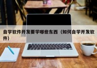 自学软件开发要学哪些东西（如何自学开发软件）